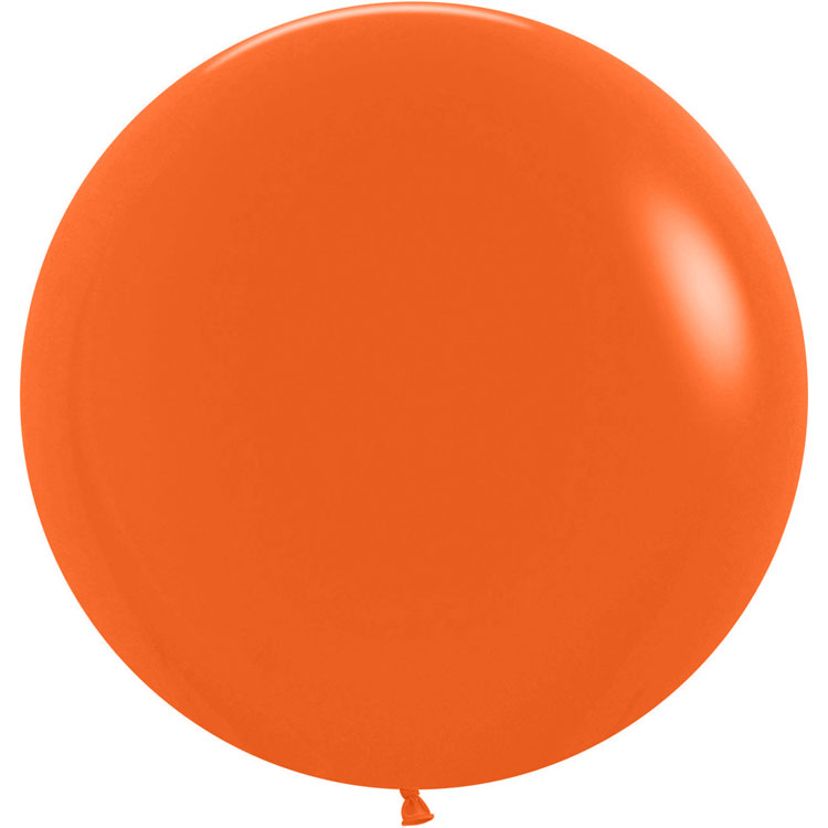 Шар (24''/61 см) Оранжевый (061), пастель