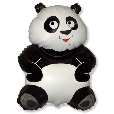 Шар. Панда большая, белый (33''/84 см, ESP)