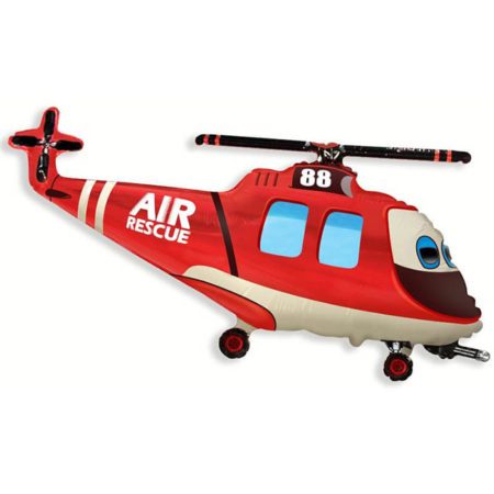 Шар (97 см) Фигура, Вертолет-Спасатель