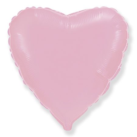 Шар (32''/81 см, ESP) Сердце, Розовый