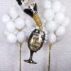 Шар (70''/177 см, USA) Ходячая Фигура, Шампанское и бокал пузырьки