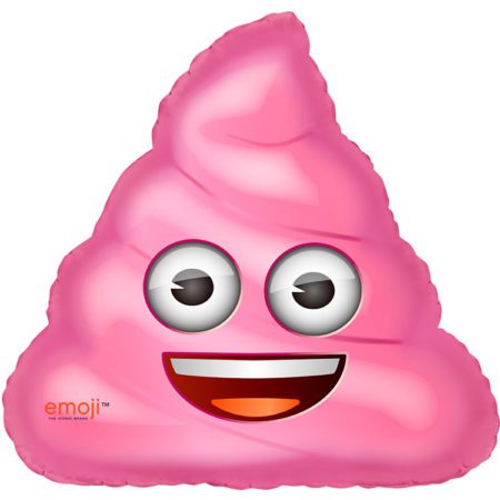 Шар (31''/79 см) Фигура, Мороженое Emoji, Розовый