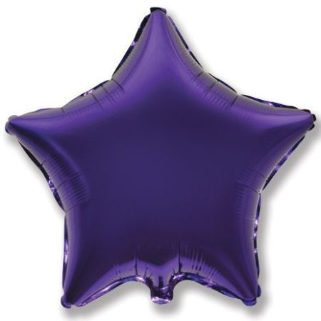 Шар (32''/81 см, ESP) Звезда, фиолетовая