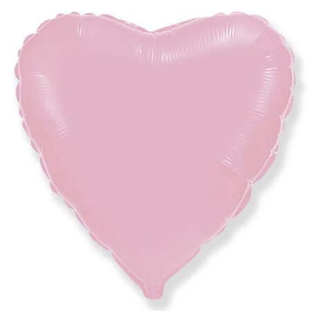 Фольгированный шар (18''/46 см) Сердце, Розовый
