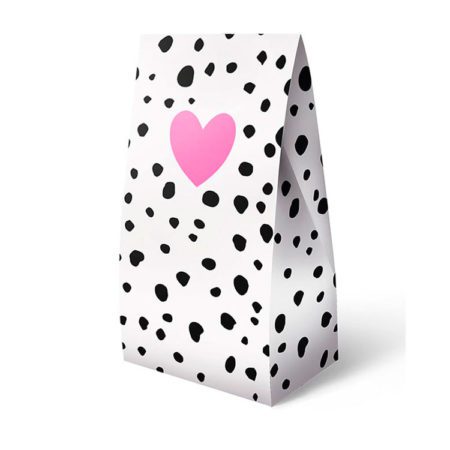 Коробка складная, Розовое сердечко, 9*18*6 см, 1 шт.
