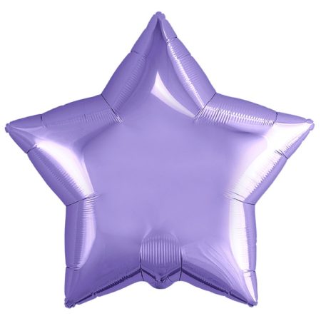 Шар (18″/46 см, RUS) Звезда, Пастель Lavender