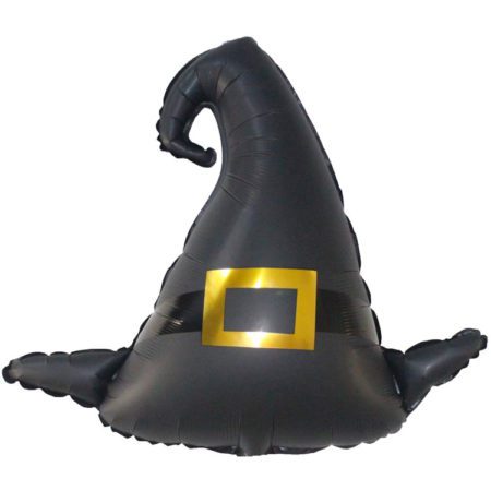 Воздушный шар. Фигура, Шляпа Волшебника, Черный (31''/79 см, CHN)