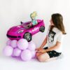 Воздушный шар из фольги. Блондинка в розовой машине (36”/91 см, CHN)