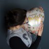 Воздушный шар. Сердце, Любимая Мамуля (цветы) (18''/46 см, CHN)
