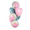 Воздушный шар из фольги. Сердце, Фламинго (19''/48 см, RUS)