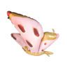 Воздушный шар из фольги. Фигура, Бабочка, Карнавальные крылья, Розовый 3D (45''/114 см, CHN)
