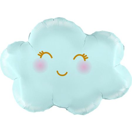 Воздушный шар. Фигура, Маленькое облако, Голубой (28''/71 см, CHN)