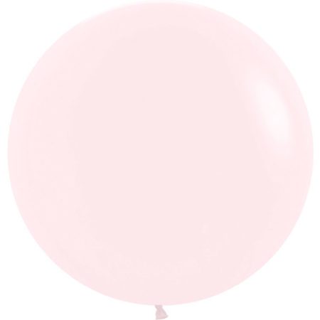 Шар (24''/61 см) Нежно-розовый (609), макарунс