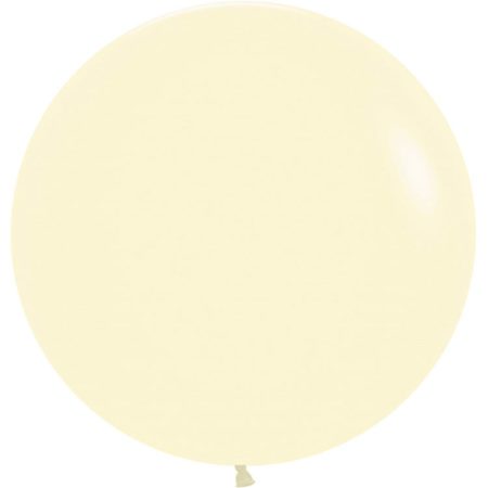 Шар (24''/61 см) Светло-желтый (620), макарунс