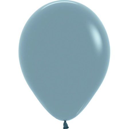 Воздушный шар (140) Голубой, пастель ретро (14''/35 см, COL)